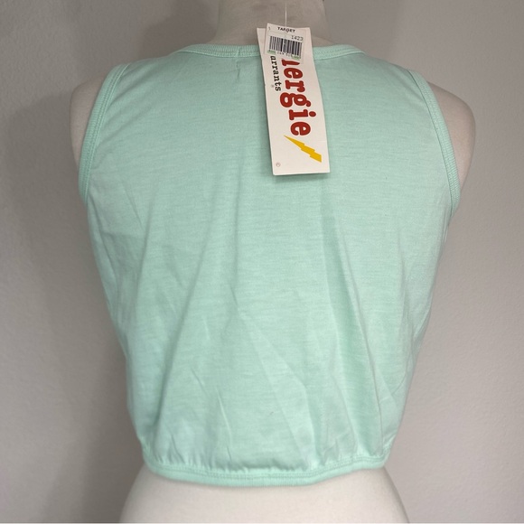 NWT New Vintage Energie by Currants Mint Sleeveless Boxy Crop Tank Top Size M - Picture 6 of 16
